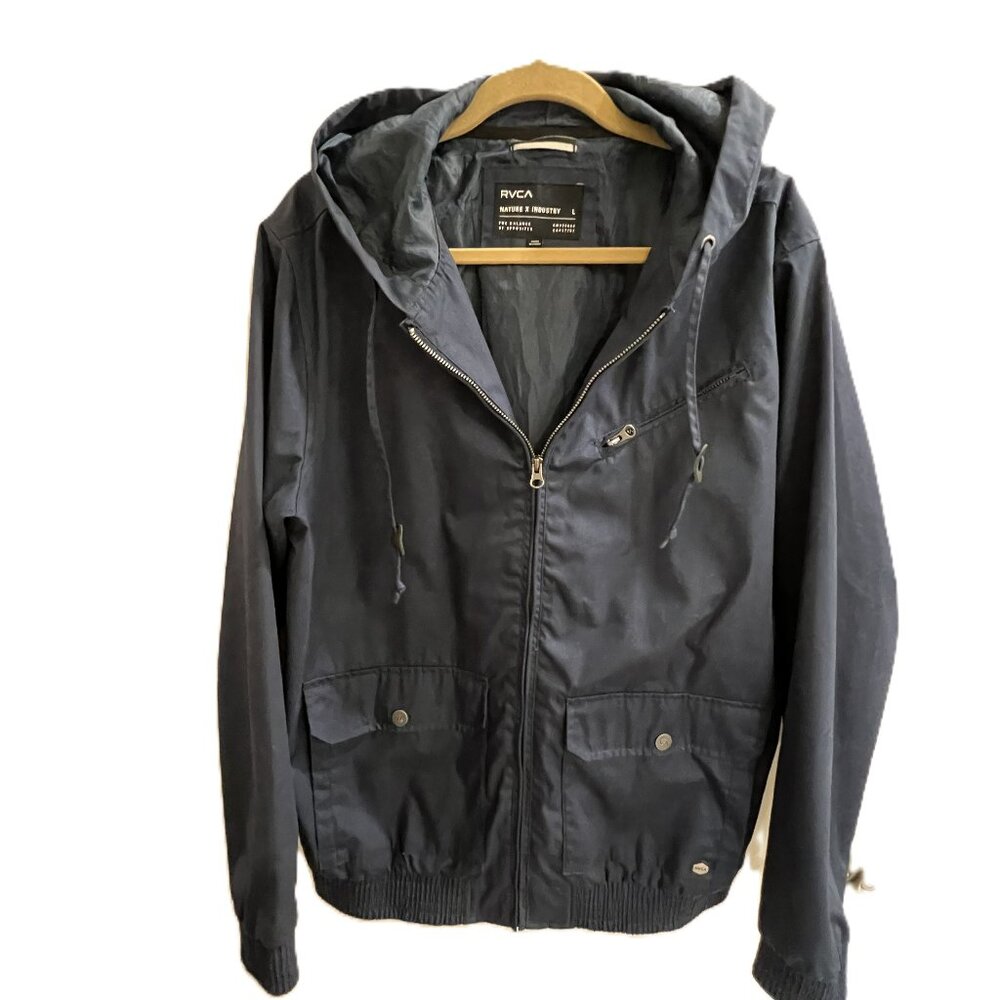 RVCA Nature x Industry Jacket - Size L | Navy Blue